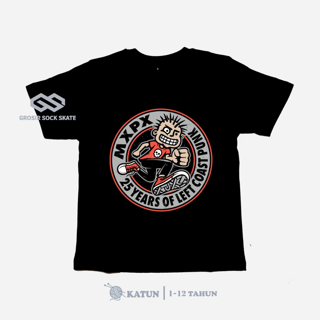 CHILDRENS BAND T-SHIRTS/ เสื้อยืด MXPX MUSIC AGE 1-12 ปี