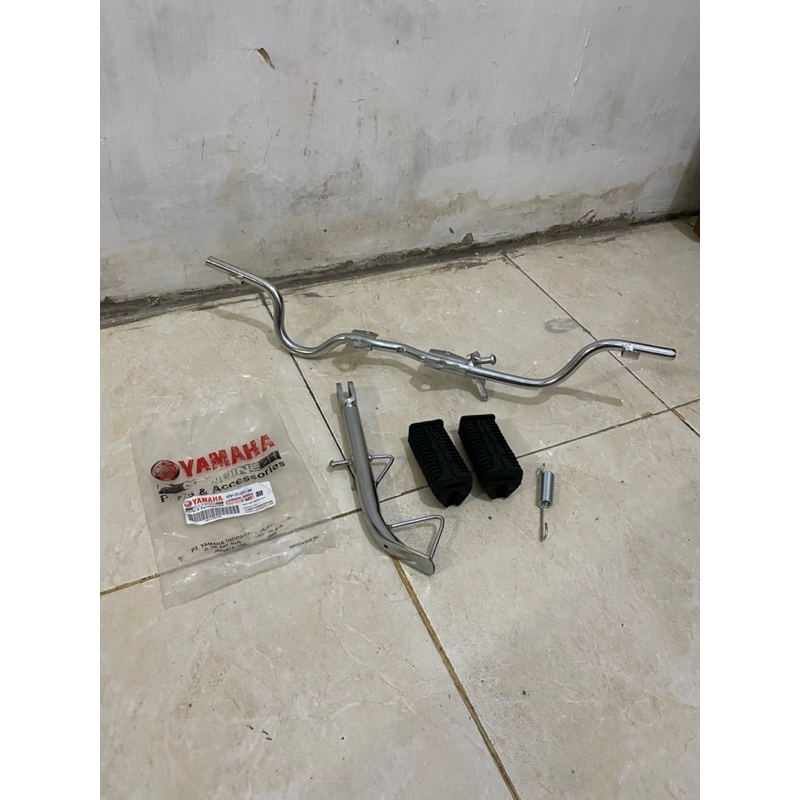 ขั้นตอน Poststep Fosttep Bastep Footrest ด้านหน้า Yamaha fizr FIZ R F1Z R FORCE 1 One CROME CROME ชุ