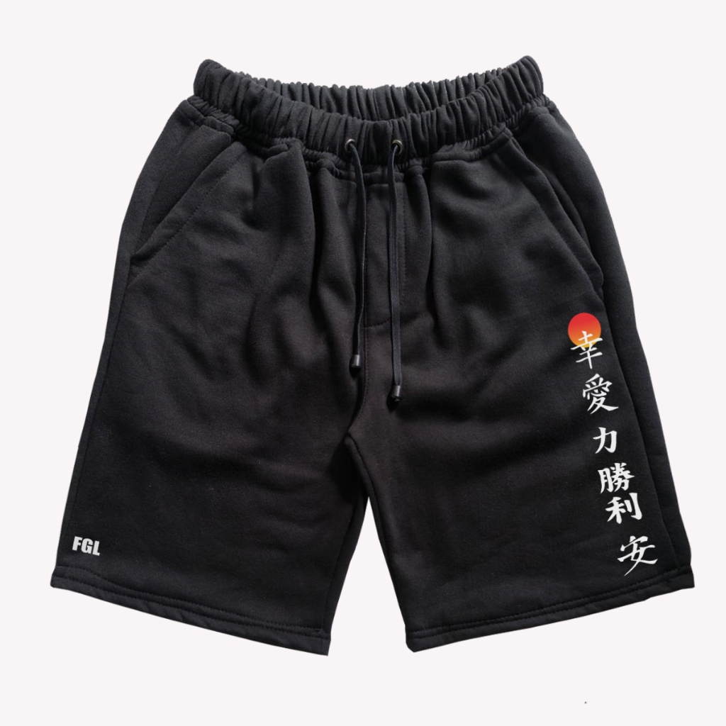 Hitam Mudfly - JPX Black Boardshorts