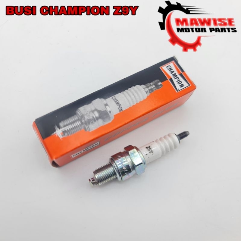CHAMPION Z9Y SPARK PLUG - หัวเทียน Champion Z9Y (สั้น) สําหรับ Grand/Supra/Mio/Jupiter Z Automatic C