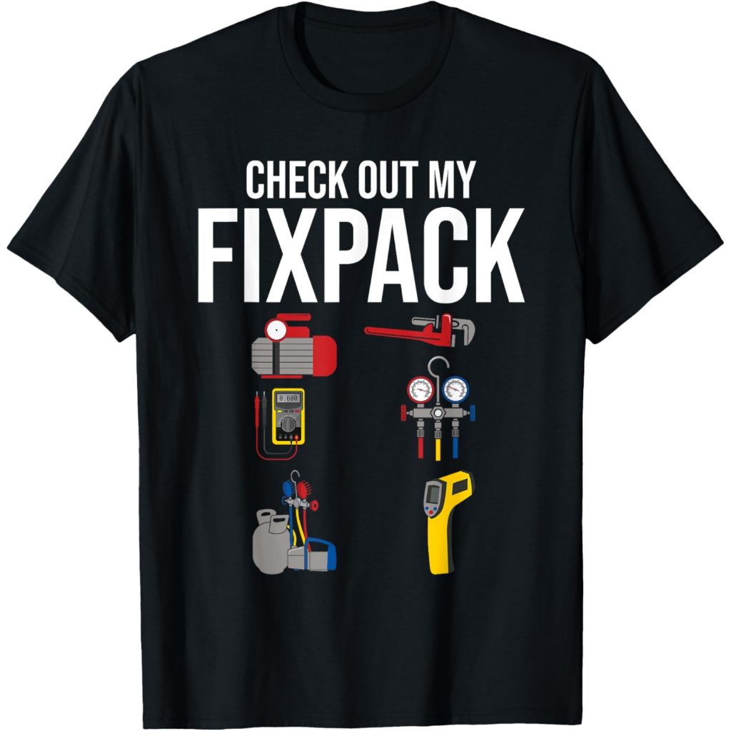 เสื้อยืด HVAC Tech AC Repairman HVAC Technian สําหรับเด็ก