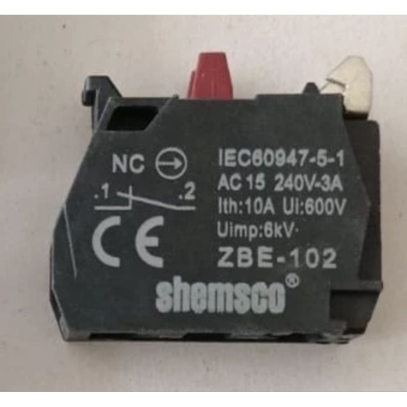 ติดต่อเสริม ZBE 102 SHEMSCO CONTACT BLOCK- NC (ZBE-102)
