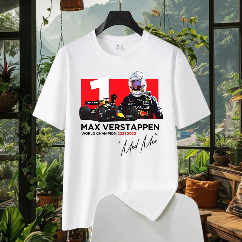 เสื้อยืดแฟชั่นสั่งทํารถ Oversize Formula 1 เสื้อยืด