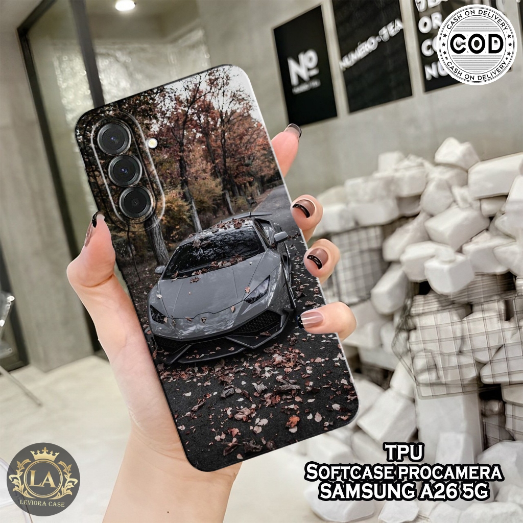 HP เคส Samsung A26 5G รุ่นล่าสุด - เคส Leviora - เคสรถแฟชั่น - Samsung A26 5G Softcase - เคสกล้อง Pr