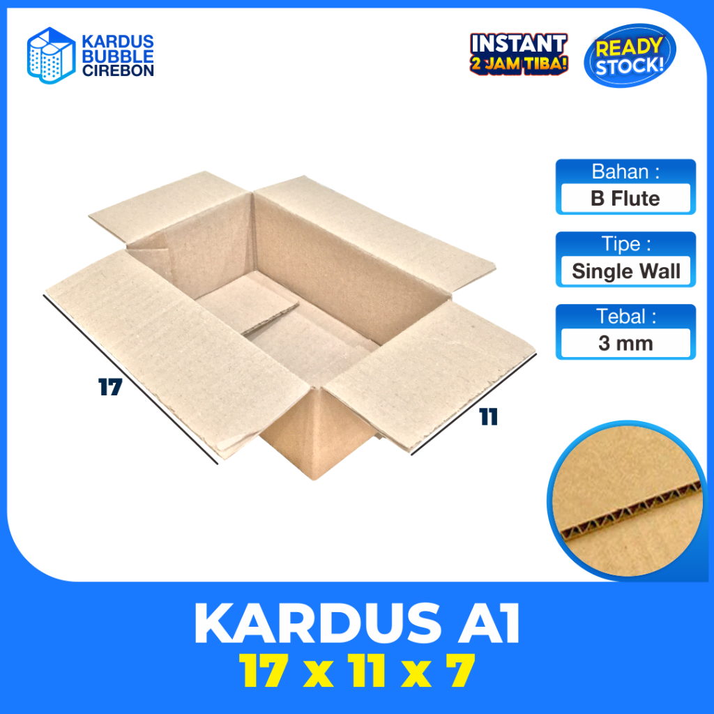 CARDBOARD PACKING UK 17 x 11 x 7 CM