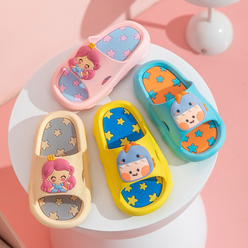 (SP022) | ซูโนะคิดส์ | รองเท้าแตะเจ้าชาย&เจ้าหญิง | น่ารักดีรองเท้าแตะนําเข้าสําหรับเด็กชายและเด็กหญ