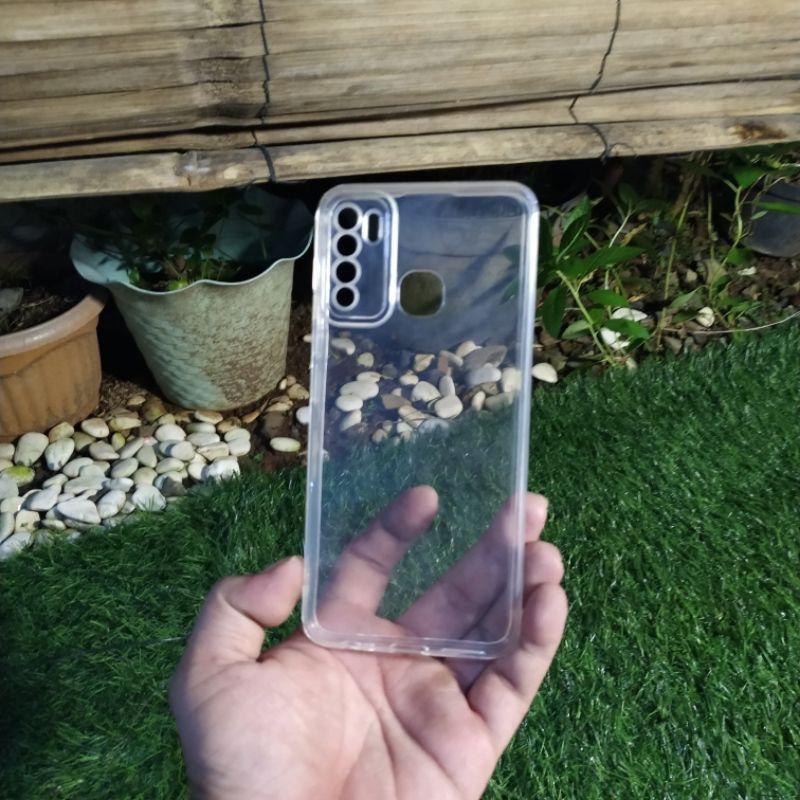 เคสซิลิโคน Infinix S5 X652 S5 Lite X652B X652C Softcase Jelly Premium ถุงลมนิรภัยโปร่งใส