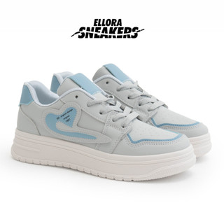 ELLORA Sneakers Wanita (36-40) Casual Woman Shoes Kekinian Fashion Korea Premium Quality Impor