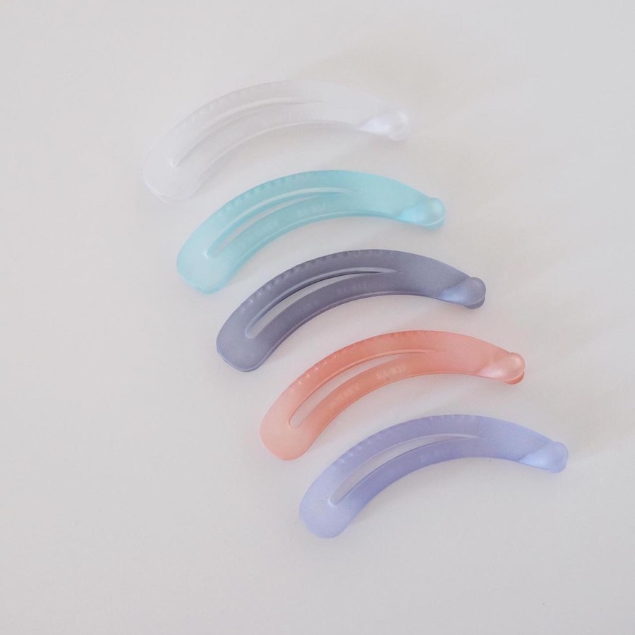 [อุปกรณ์เสริม Lily Metro] Pastel Jelly Tear Blank Banana Clip - Banana Clip กิ๊บติดผมเกาหลี // JLC00