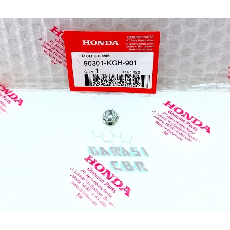 90301KGH901 - Nut U 6MM CB 150R CBR 250RR