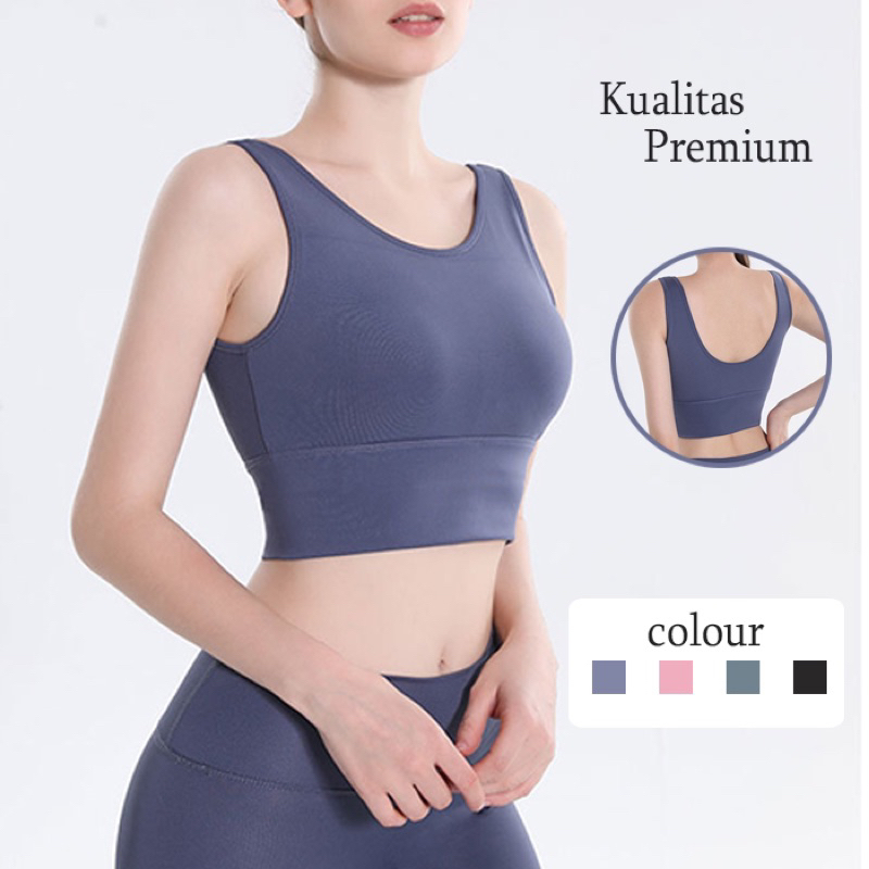Tank Trainers Sport Bra คุณภาพกีฬา Bra Tank Top Trainers ชุดกีฬาผู้หญิงโยคะพิลาทิสจ๊อกกิ้งวิ่งยิมฟิต