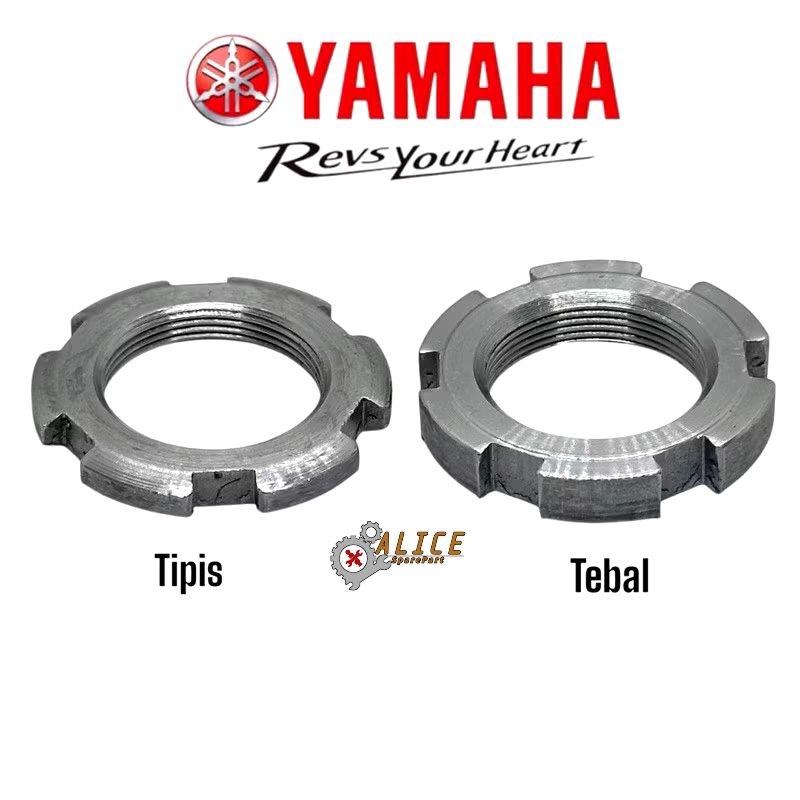 ต้นฉบับ THICK THIN YAMAHA STEERING NUT