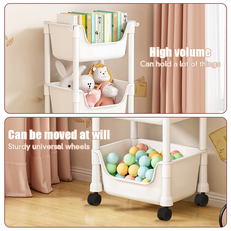 WAREHOUSE CLEARANCE SMALL MULTIPURPOSE STACKING RACK STACKING BOOKSHELF TOILET TROLLEY RACK BATHROOM