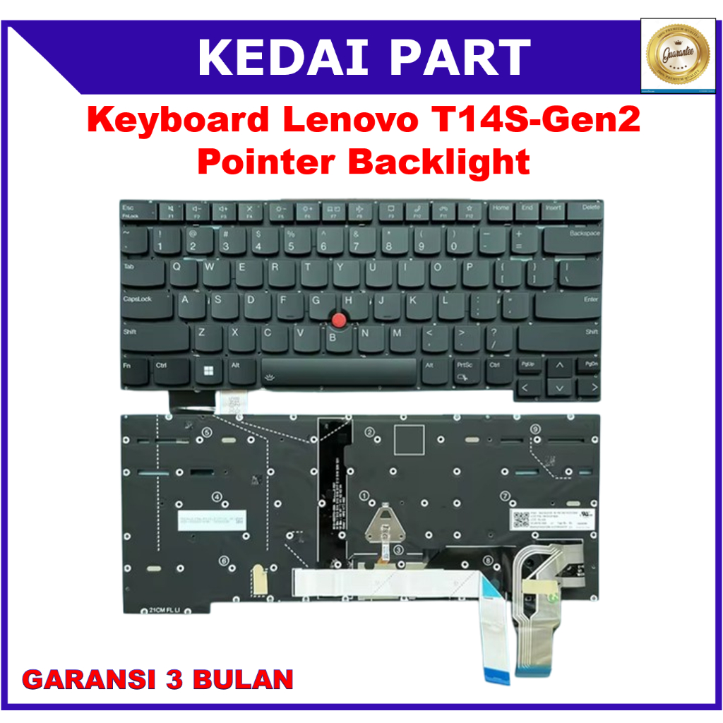 Lenovo Thinkpad T14s Gen 2 X1 Extreme Gen 4 Gen4 20y3 20y4 20y5 20y6 คีย์บอร์ด