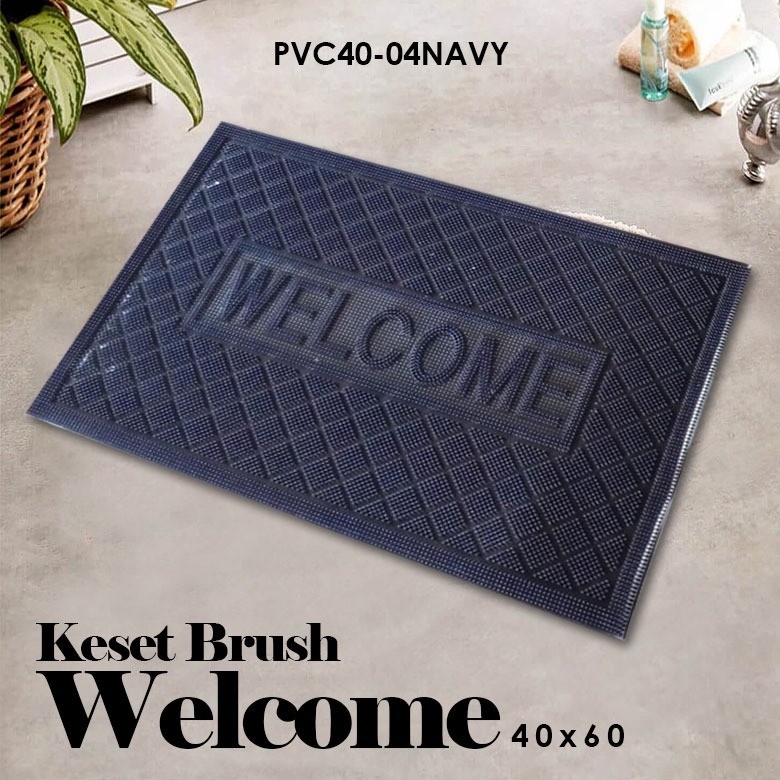 Welcome Brush Mat 40X60 Full Motif