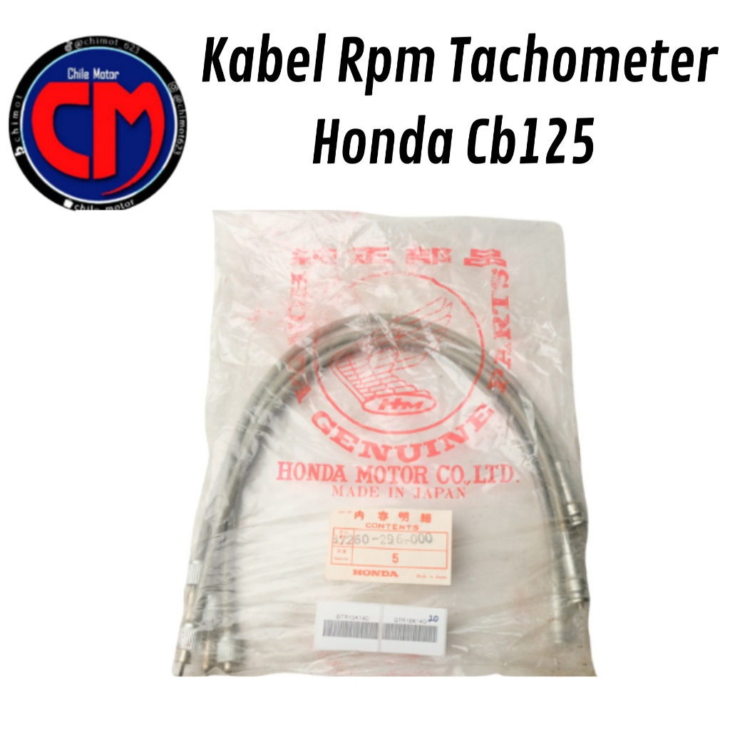 37260-296-000 รอบต่อนาที สายวัดความเร็ว Honda Cb125 Cb 125 Cb175 Cb 175 Cb200 Cb 200 เดิม