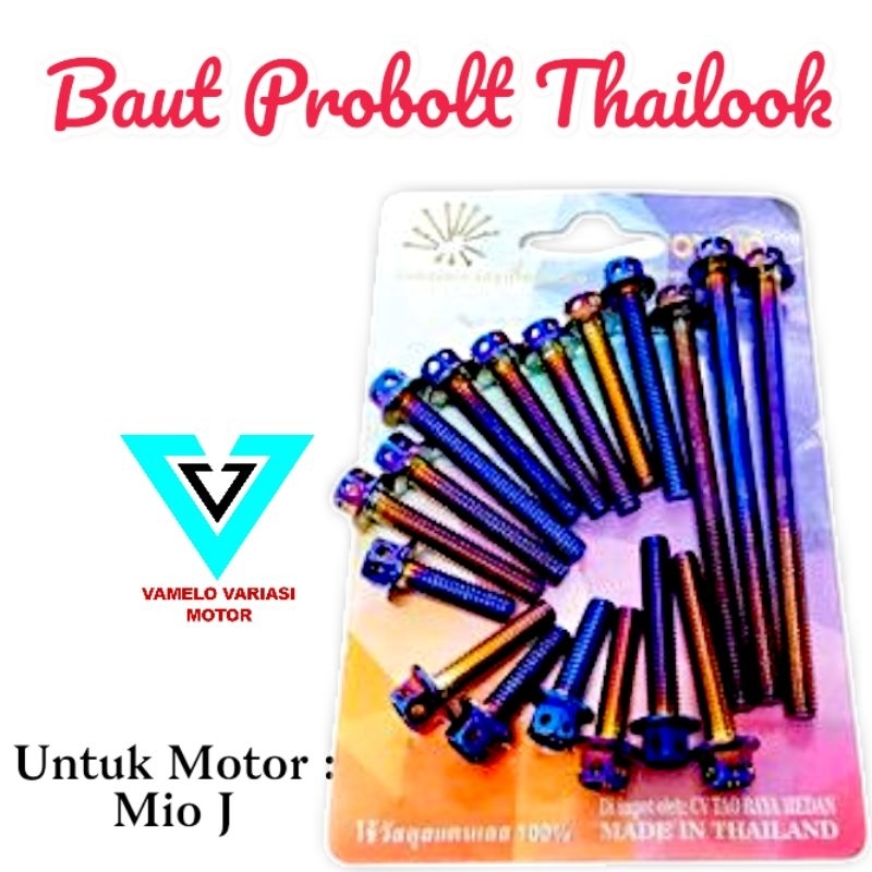 Thailook Mio J Orelio Probolt Bolt
