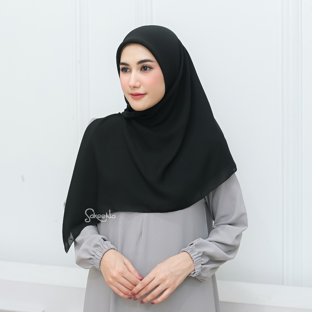 SAKEENA Bella Square Premium Square Hijab [ตอนที่ 2]