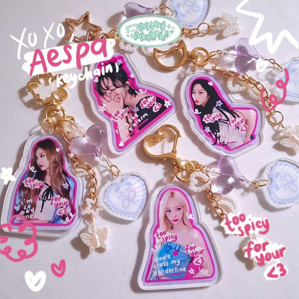 [missions] XOXO AESPA Keychain Bagcharm