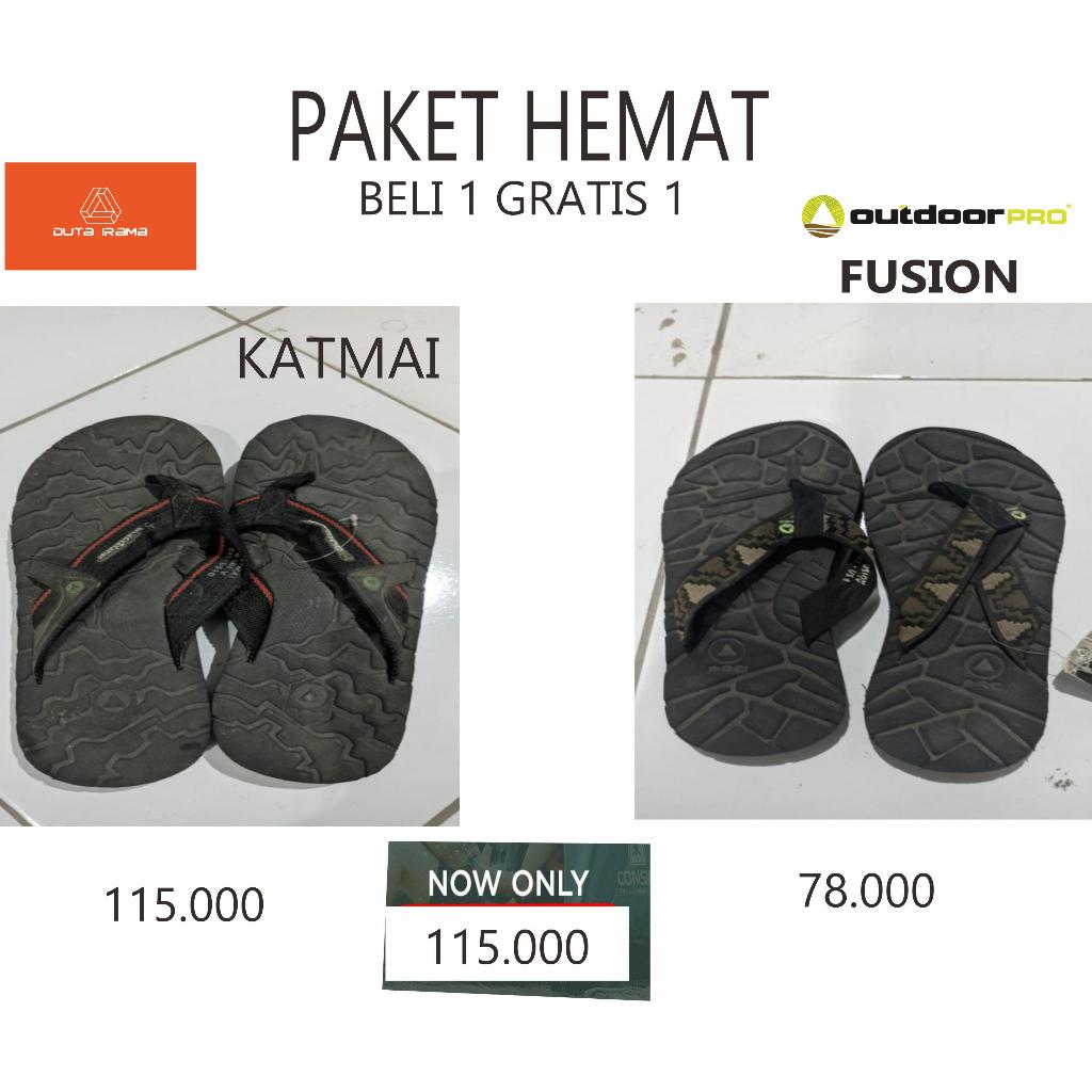 DUTAIRAMA - SAVING PACKAGE BUY 1 แถม 1 KAMAI OUTDOOR SANDALS + FUSION