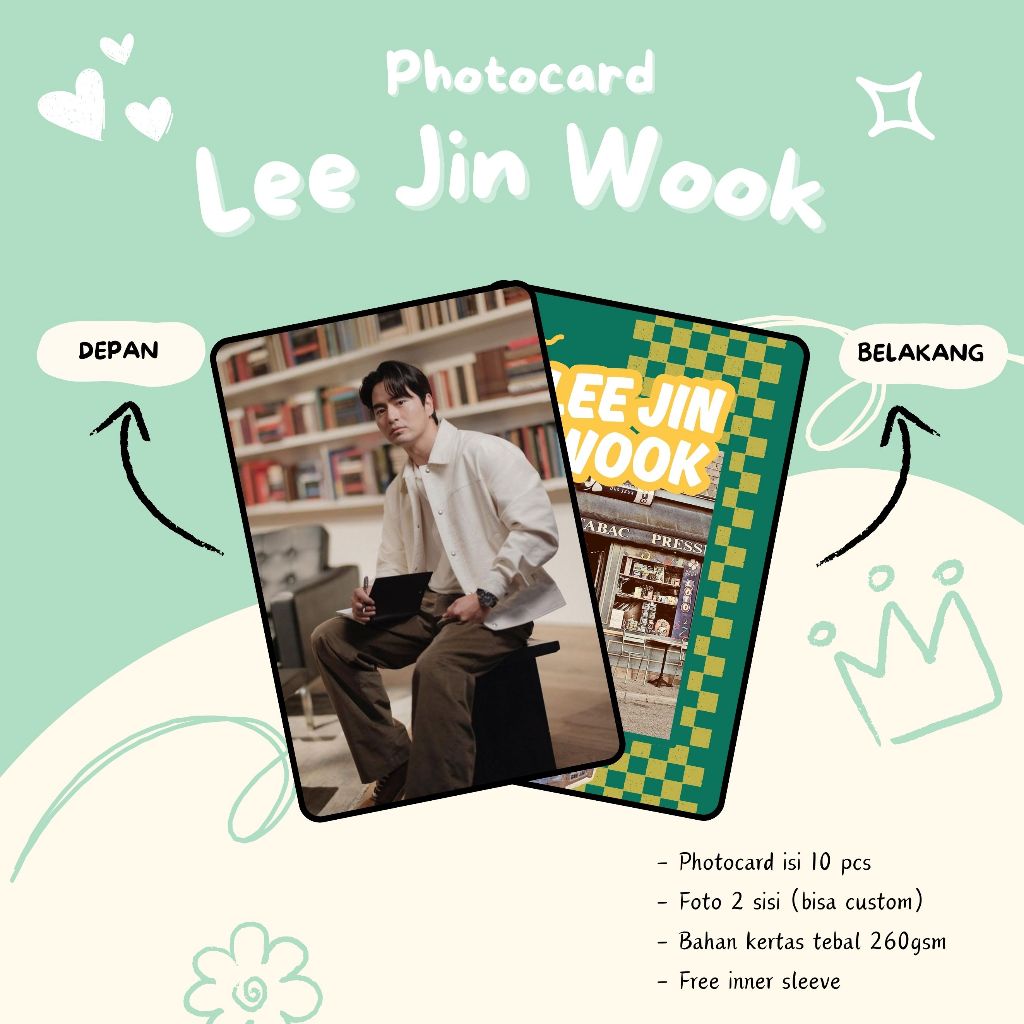 (10 ชิ้น) LEE JIN WOOK PHOTOCARDS