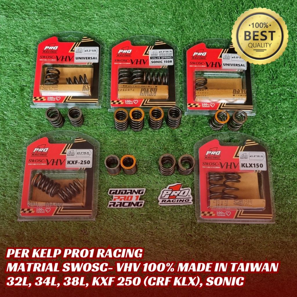 SPRING KELP PRO1 RACING MATRIAL SWOSC- VHV 100% MADE IN TAIWAN 32L, 34L, 38L, KXF 250 (CRF KLX), SON