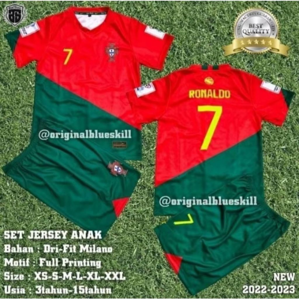 และชุดเสื้อฟุตบอล RONALDO / ชุดเสื้อฟุตบอล AL HILAL FOOTBALL SHIRT CHILDRENS FOOTBALL SHIRT PRINTING