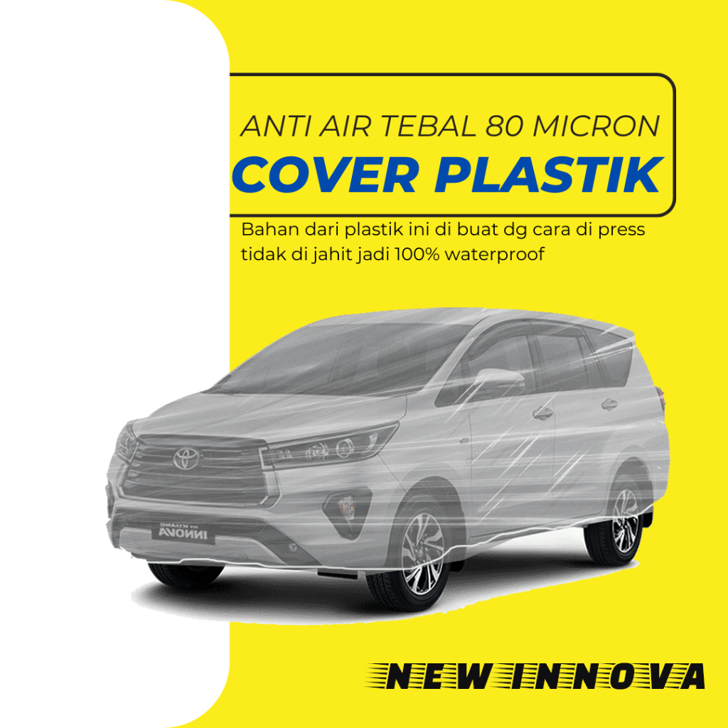 ผ้าคลุมรถใส Innova all New Innova ผ้าคลุมรถ/Innova reborn/Innova venturer/New Innova/Kijang Innova/O