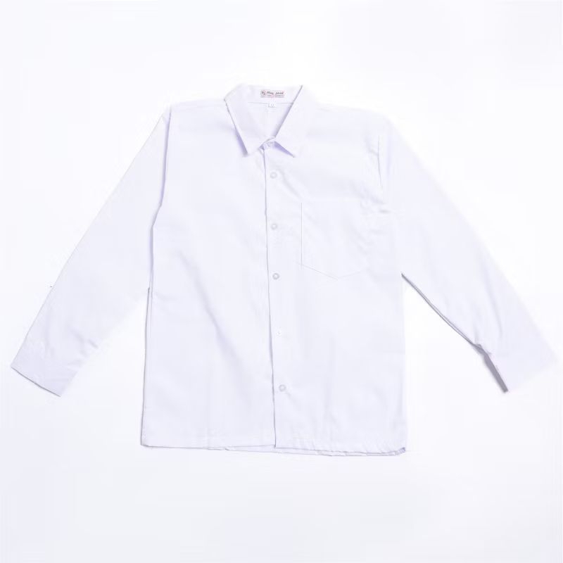 PLAIN เสื้อสําหรับ ELEMENTARY SCHOOL CHILDREN, LONG SCHOOL UNIFORM FOR ELEMENTARY SCHOOL CHILDREN