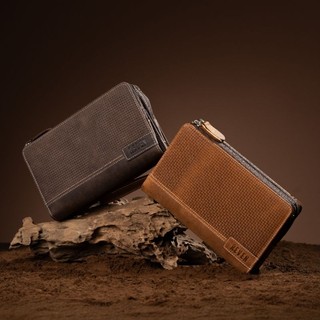 Reven Leather - Dompet Panjang Pria Kulit Sapi Asli Handbag Clutch Narendra Men
