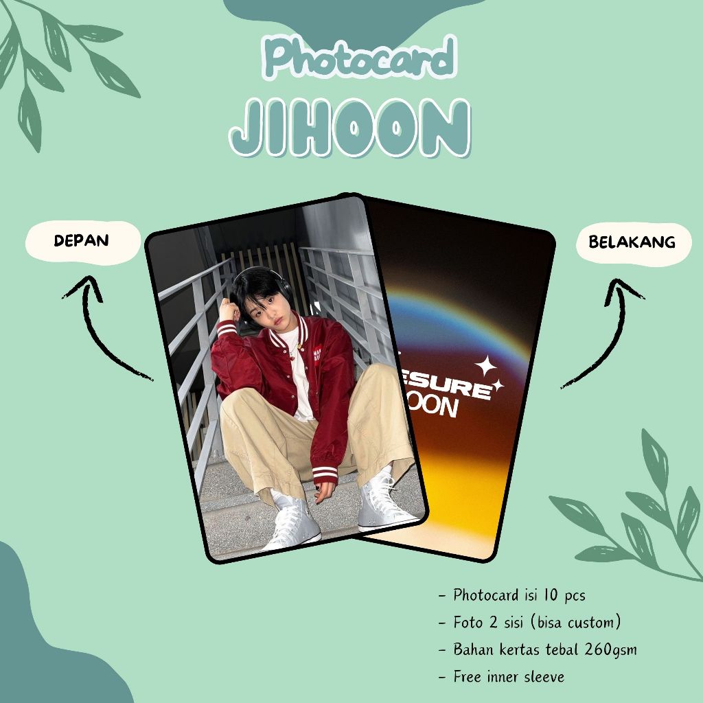 (10 ชิ้น) JIHOON TREASURE PHOTOCARD