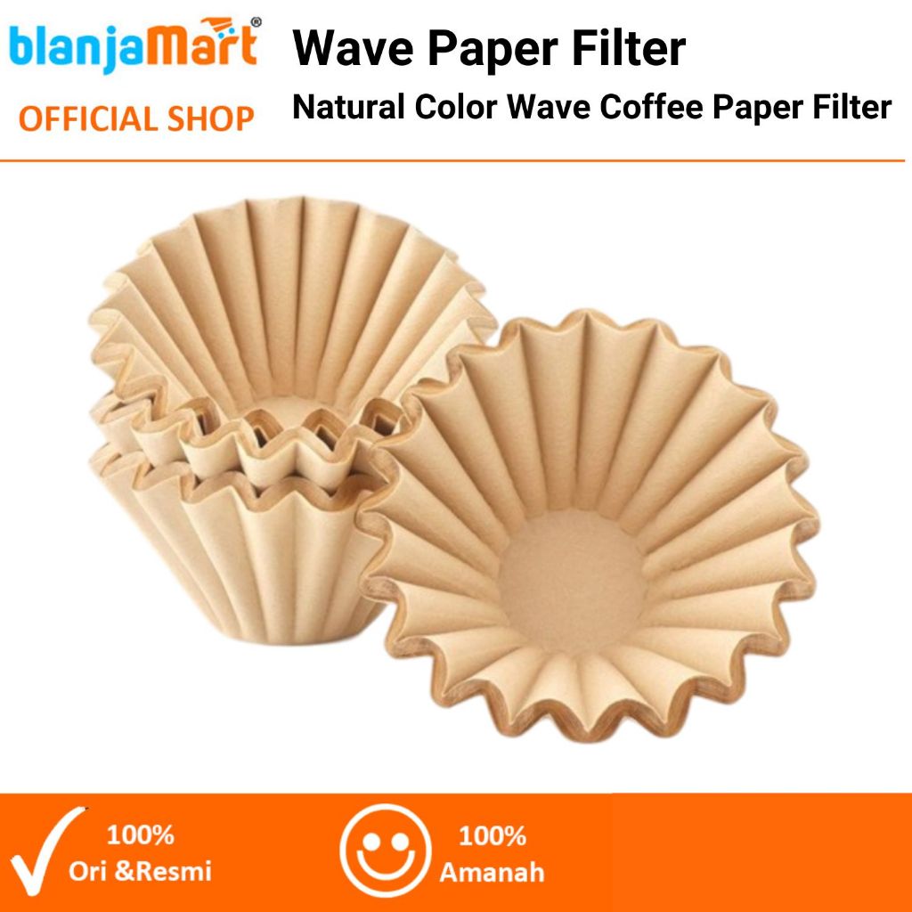 Origami Paper Wave Coffee Filter alt Kalita