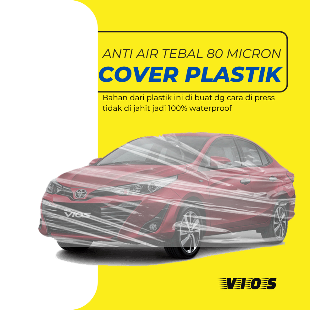 โปร่งใส Vios Car Body Cover Vios Car Cover/พลาสติกใส vios/vios limo/vios gen 1/vios gen 2/vios gen 3