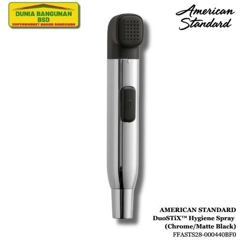 American Standard DuoSTiX Hygiene Spray Jet Washer Bidet Chrome Black
