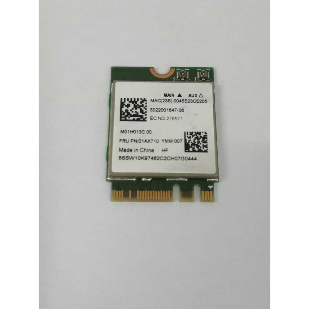 RTL8821CE FRU 01AX710 Wifi บลูทูธ 4.2 การ์ดไร้สายสําหรับ Lenovo Ideapad L340