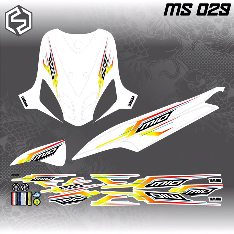 MIO SPORTY VARIATION STRIPING // MIO SMILE THAILAND MS 029 / MS 034