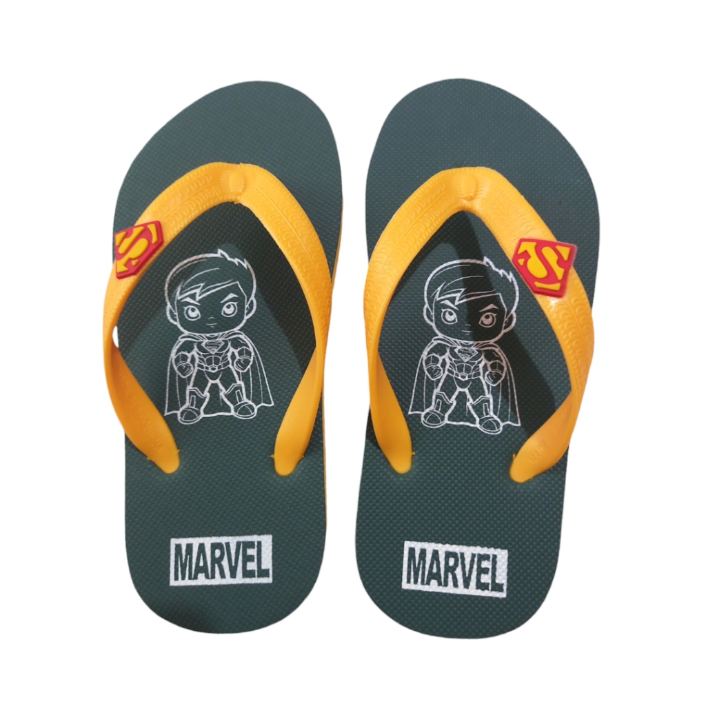 รองเท้าแตะยางสําหรับเด็กผู้ชาย Marvel Superman