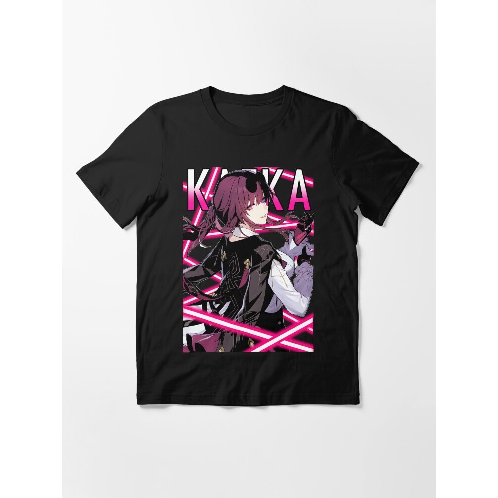 Kafka เกมเสื้อยืด honkai star เกมเสื้อ Waifu เสื้อ honkai สติกเกอร์ Decals honkai star rail น้ําผึ้ง