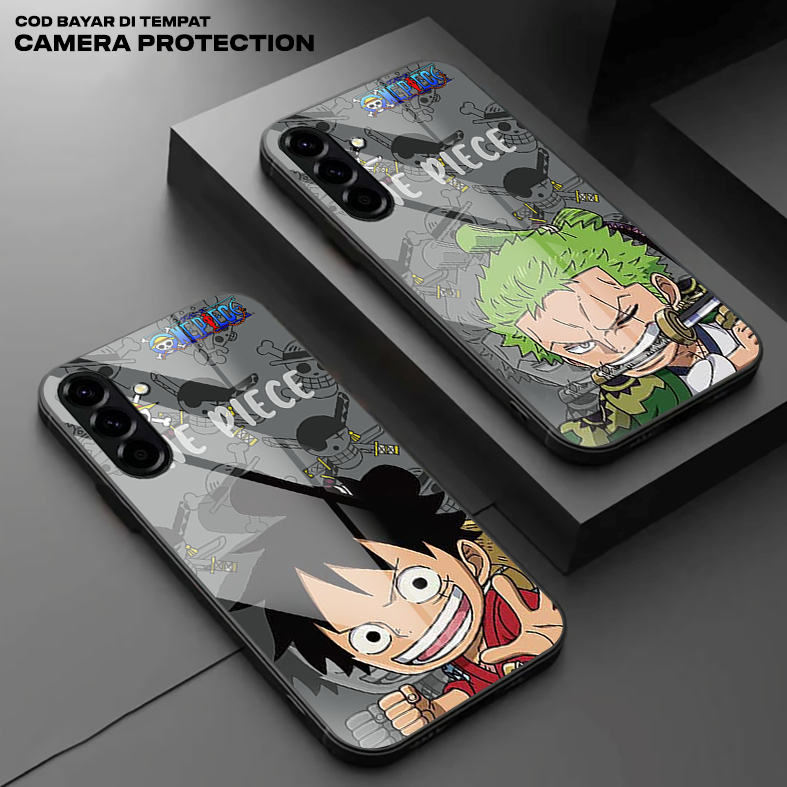 HP HS08 Case Samsung A56 5g New 2025 - Softcase Glass Kaca - Hardcase 2D Glossy - เคสป้องกันโทรศัพท์