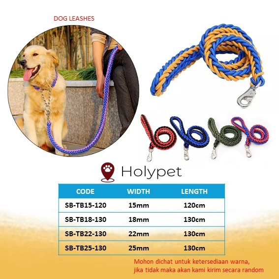 LEAD / DOG CAT ROPE / LEASH (TB15-120 / TB18-120 / TB22-120 / TB22-120 / TB25-130)