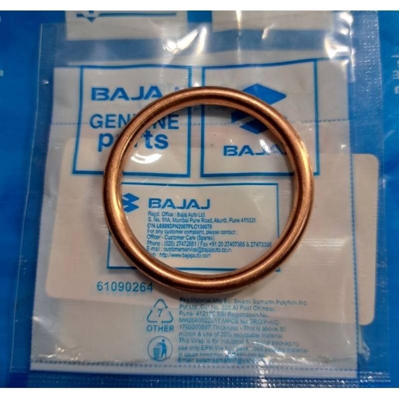 Bajaj pulsar 180ug3 180ug4 200dtsi 220 ปะเก็นไอเสียเดิม