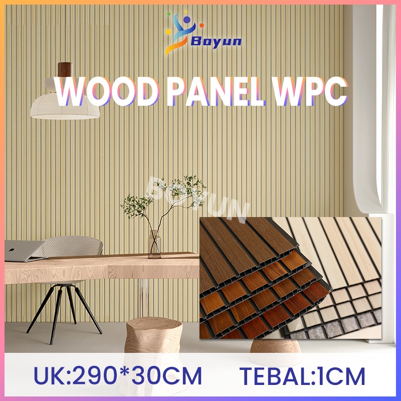 2.9 METER x 30 CM Wood Panel WPC / Wood Motif Wall Panel / Wood Panel WPC / Wood Panel Wall Panel