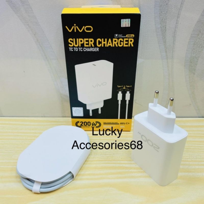 Vivo super Charger Type C to Type C 200w ชาร์จเร็วของแท้ 100%