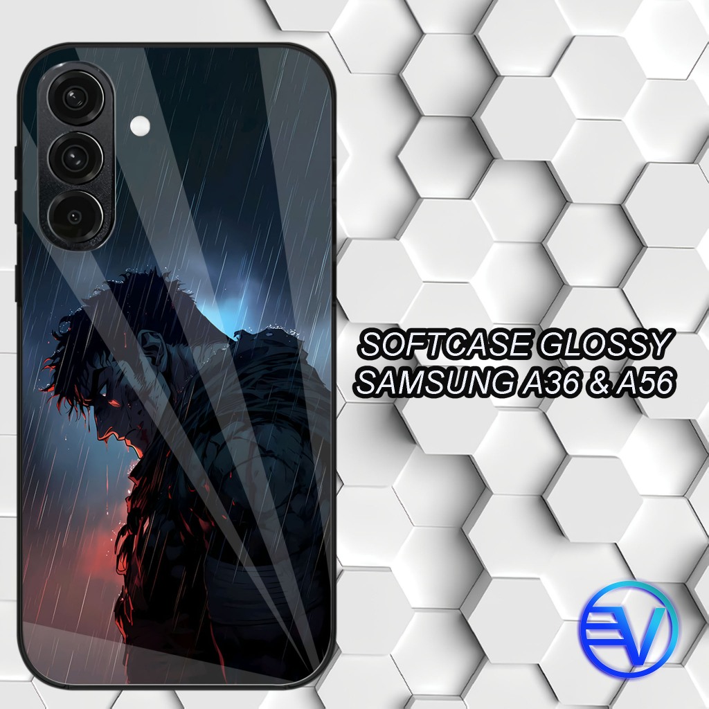 [ GT74 ANIME BERSERK ] Softcase Glossy Samsung A17, A26, A36, A56 Case Shiny Mirror Sublime Silicone