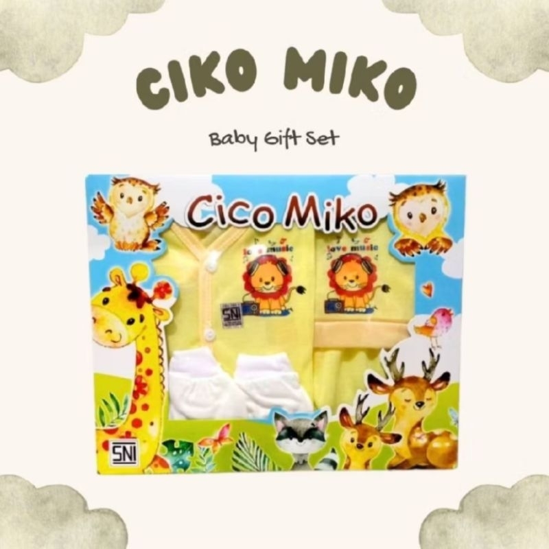 ชุดเด็กทารก CIKO MIKO/COMPLETE ชุดเสื้อผ้าเด็ก/ของขวัญสําหรับเด็ก/ของขวัญสําหรับเด็ก