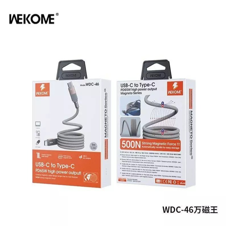 สายแม่เหล็ก Wekome WDC 46 / wekome type c to type c