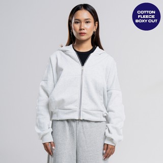 JORN - Boxy Double Zipper Natural White