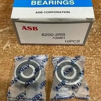 6200 2RS แบริ่งลาวา ball&roller 6200 2rs ฝายางลาวา