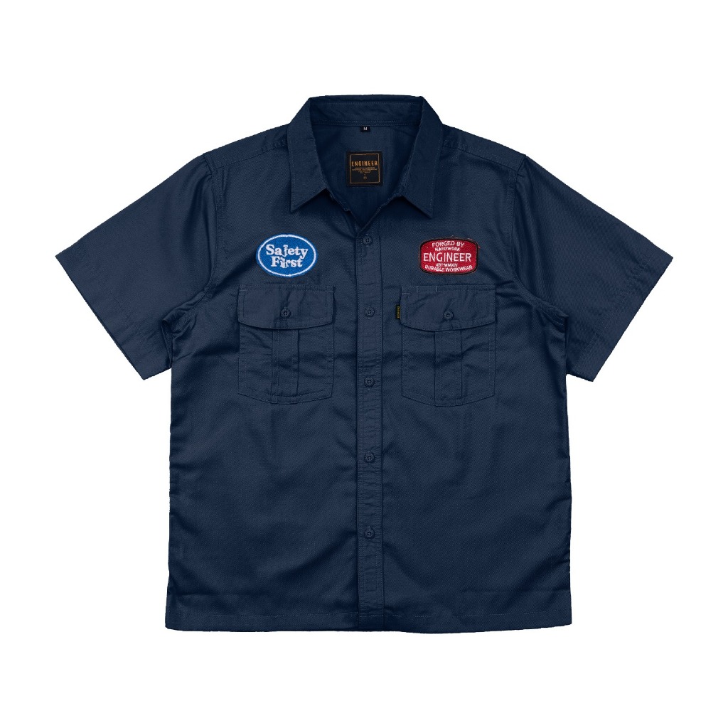 KEMEJA Engineer Workwear Freon Workshirt Regular Fit Short Sleeve Field Shirt