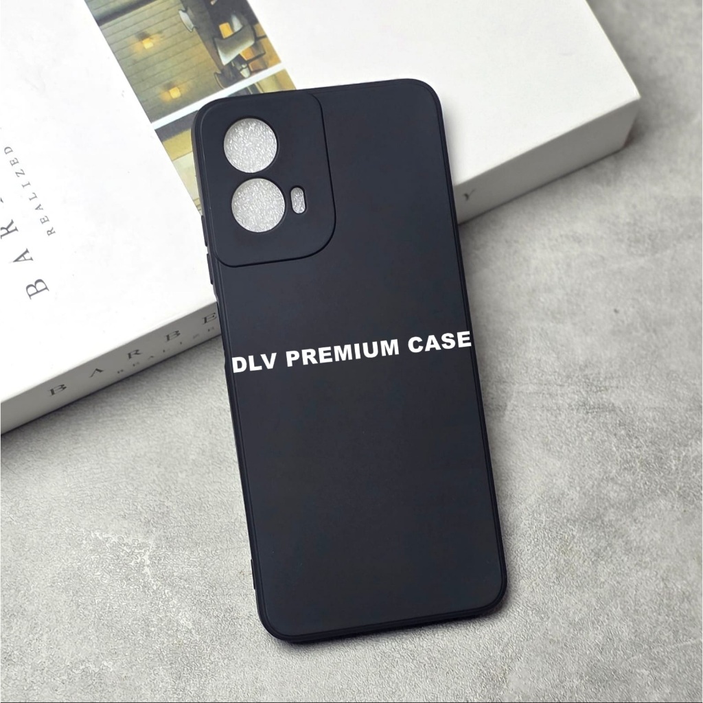 MOTO G45 MACAROON BLACK PREMIUM SOFT CASE สีดํา MOTO G45